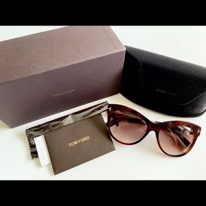 Tom Ford ‘Lily’ 56mm Cat Eye Sunglasses